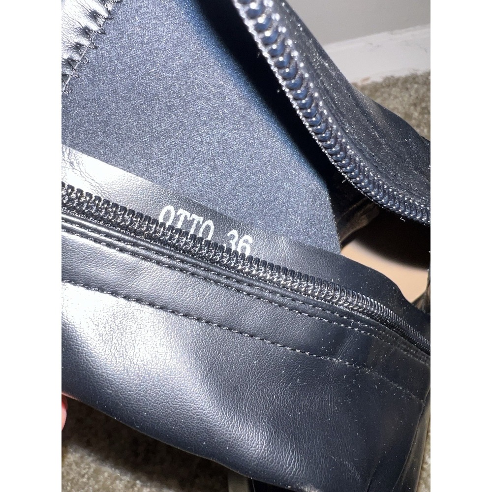 Silent D Platform Otto Boot Black Pull On Ankle Boot For Anthropologie sz 6 - Picture 3 of 11